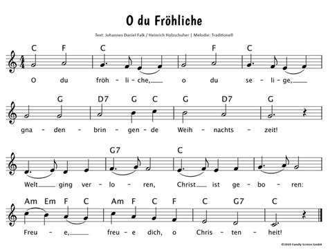Sie finden hier eine uebersicht an kostenlosen noten. Klaviernoten O Du Fröhliche Kostenlos : O Du Frohliche ...