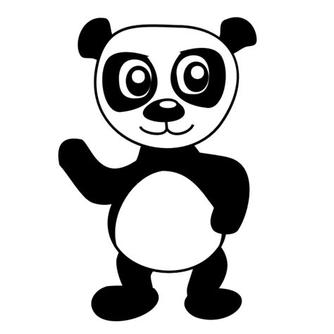 Panda Dancing Free Svg