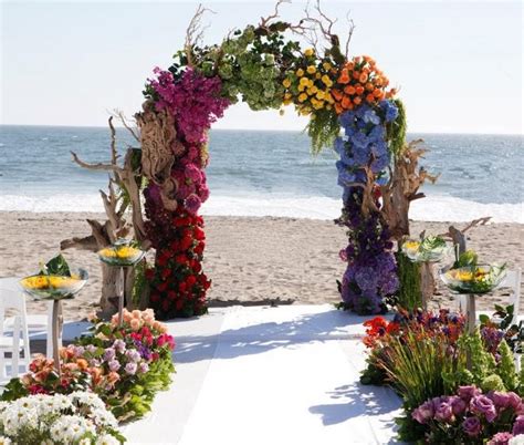 beach wedding beach wedding ceremony decor 2060432 weddbook