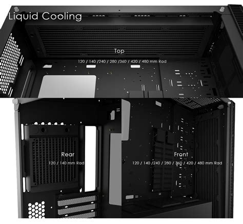 Anidees Ai Crystal Xl Ar V3 Tempered Glass Full Tower Atx Case With 5