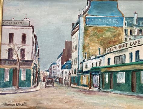 After Maurice Utrillo 1883 1955 Rue à Montmartre Catawiki