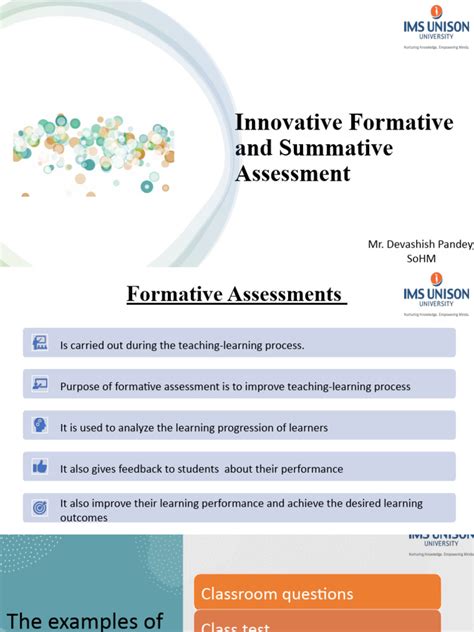 Innovative Formative And Summative Assessment Pdf Educational