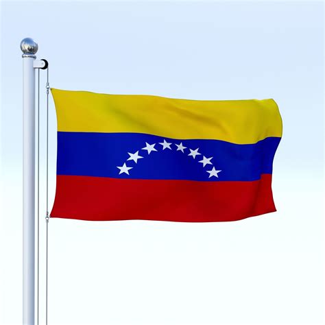 Animated Venezuela Flag 3d Asset Cgtrader