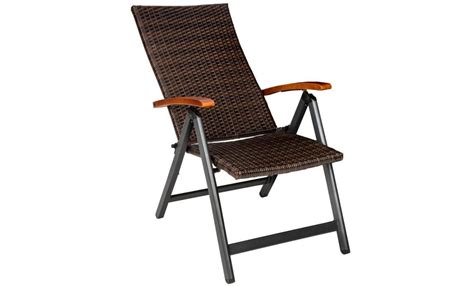tectake chaise de jardin fauteuil de jardin de camping pliante réglable