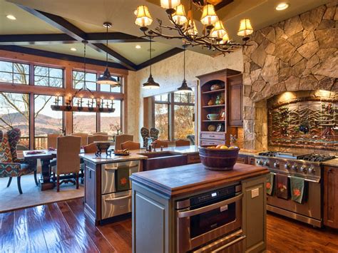 Rustic Stone Kitchen With Country Appeal Heather Guss Hgtv