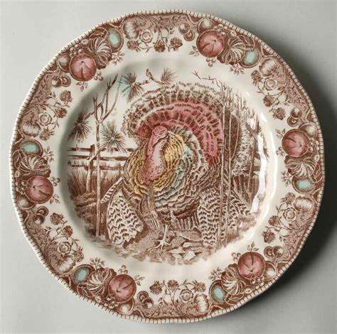 This is a vintage johnson brothers thanksgiving frozen up dinner plate from the historic america series. His Majesty Dinner Plate by Johnson Brothers | Johnson ...