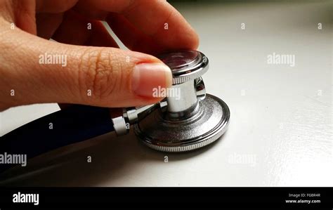 Hand Stethoscope Hi Res Stock Photography And Images Alamy