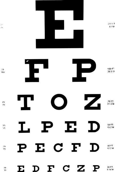 Clipart Eye Test Chart Eye Test Chart Eye Chart Eye Chart Art