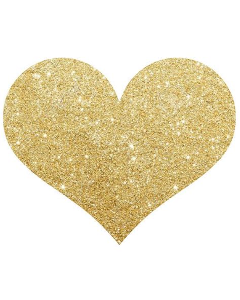 Gold Glitter Heart Wall Art 85x11 Digital Instant Download