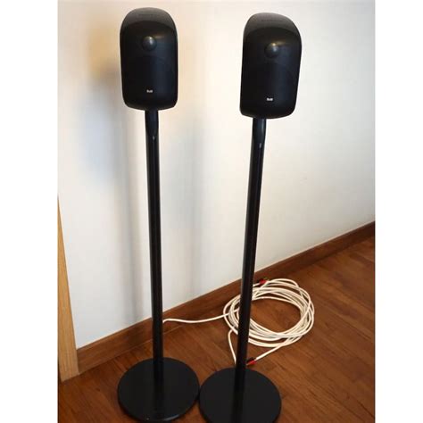 Bowers And Wilkins Bandw M 1 M1 Speaker Set With Stands Electronics Audio