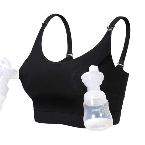 Pumping Bra Hands Free Breast Pumps Holding And Nursing