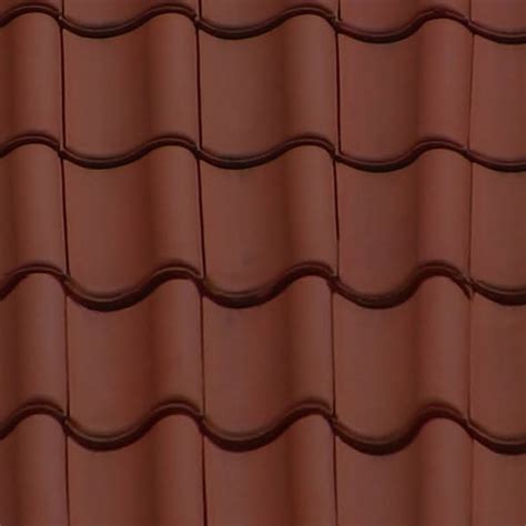 Clay Roof Tile Texture Seamless 03463