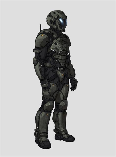 artstation combat space suit design salvador trakal combat armor armor concept sci fi