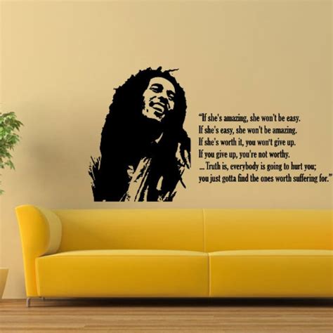Bob Marley If Shes Amazing She Wont Be Easy Etsy