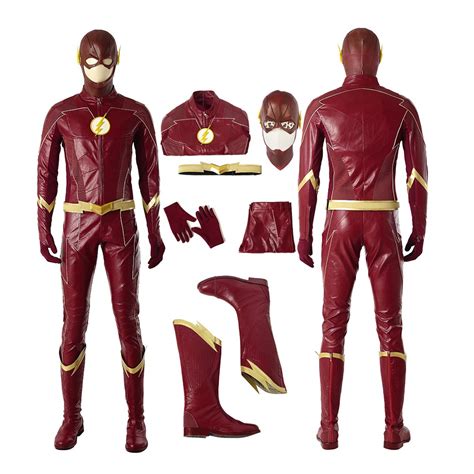 The Flash Costume Barry Allen Season 4 Cosplay Suit Flash Costume