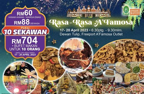 17 20 Apr 2023 Afamosa Resort Rasa Rasa Afamosa Buffet Ramadan Deal