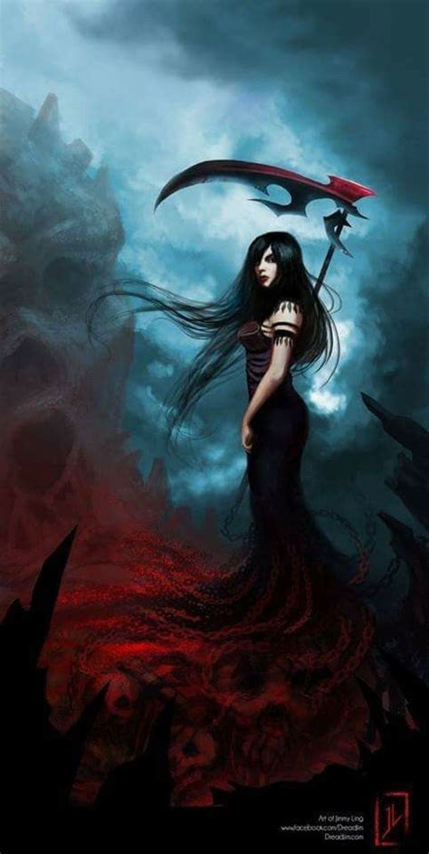 Pin By Hannah Lange On Grim Reapers Female Grim Reaper Grim Reaper Art Dark Fantasy Art