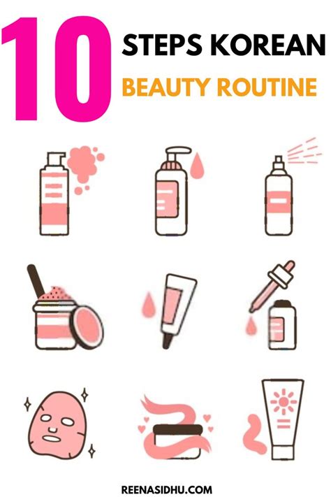 10 Steps Korean Beauty Routine Korean Beauty Routine Beauty Routines