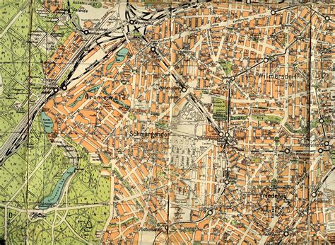 Karte der sehenswürdigkeiten von berlin: Stadtplan Berlin Drucken Karte