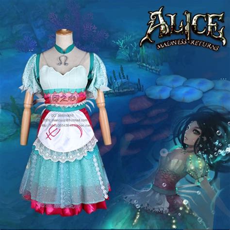 The Art Of Alice Madness Returns Alice Siren Mermaid Cosplay Costume