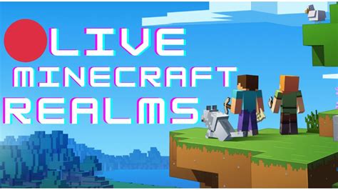 🔴live🔴 Minecraft Bedrock Realms W Viewers Youtube