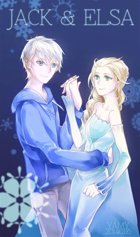 First off, the character of jack frost is owned by. Jack Frost and Elsa - Elsa & Jack Frost Photo (37180541 ...