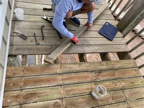 Redoing Our Deck By Flipping The Boards