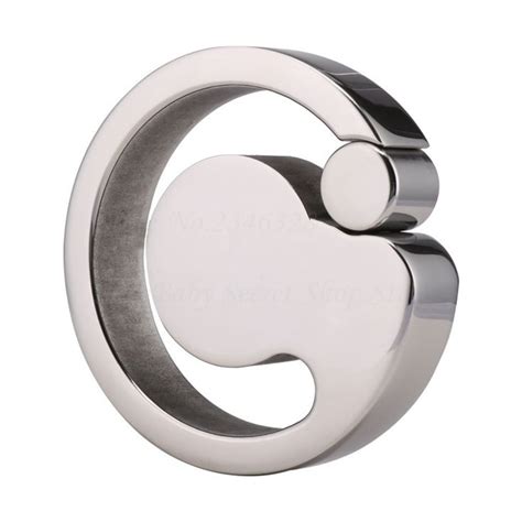 304 Stainless Steel Ball Stretcher Cock Ring U Groove Design Scrotum