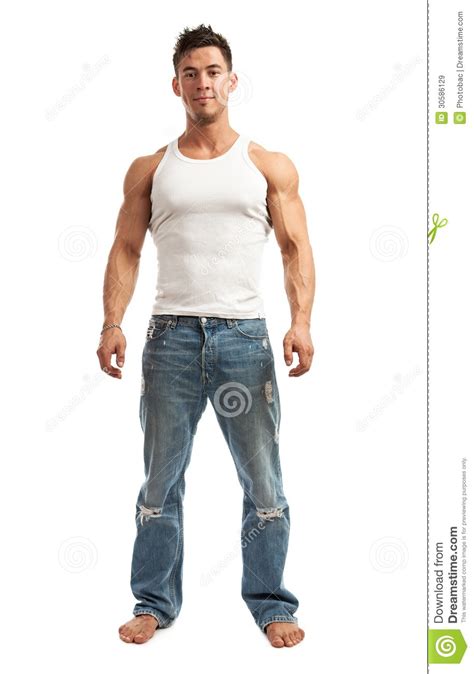 Abrir snaptube en linea : Full-length Of Handsome Young Man Over White Stock Image - Image of human, fulllength: 30586129