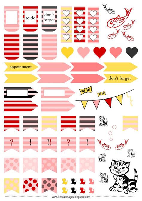 Free Printables Planner Stickers Printable World Holiday