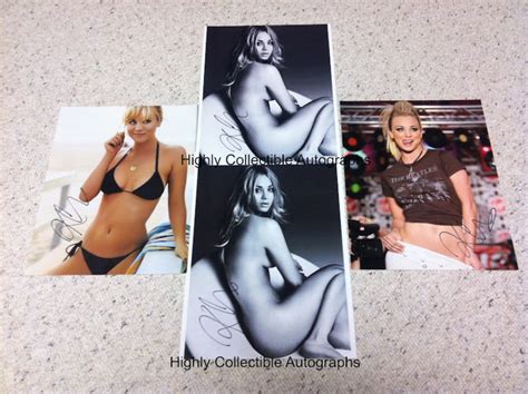 Highly Collectible Autographs Kaley Cuoco From The Big