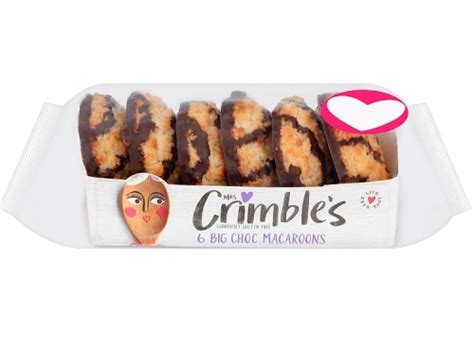 Sale Mrs Crimbles 6 Big Choc Macaroons 225g Approved Food