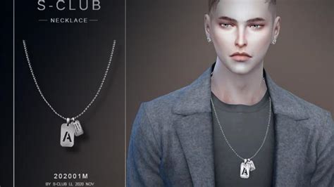 Download S Club Ts4 Ll Necklace 202001m For The Sims 4