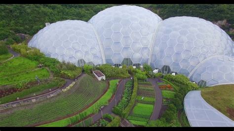 Eden Project Cornwall Drone Aerial Video Youtube