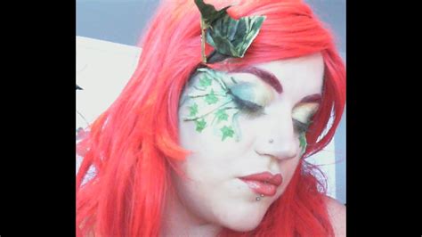 poison ivy cosplay makeup tutorial youtube