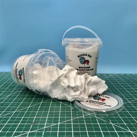 Air Dry Foam Clay White 300g