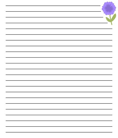 8 Best Images Of Printable Lined Stationery Printable Lined Writing
