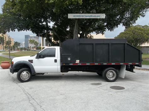 2008 Ford F450 Service Dump Truck Diesel 4x2 Florida