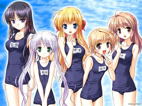 Sendou Erika Tougi Shiro Yuuki Haruna Kuze Kiriha And Yuuki Kanade Fortune Arterial Drawn