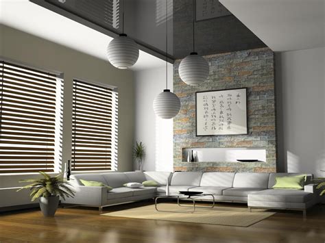 Fashionable Window Blinds Design In Modern Style Living Room Interior