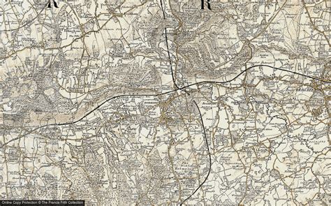 Historic Ordnance Survey Map Of Dorking 1898 1909