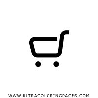 Shopping Cart Coloring Page Ultra Coloring Pages