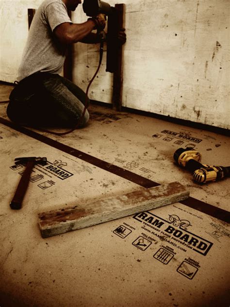Protecting floors well is simple but not easy. Ram Board is Temporary Floor Protection - Ramboard