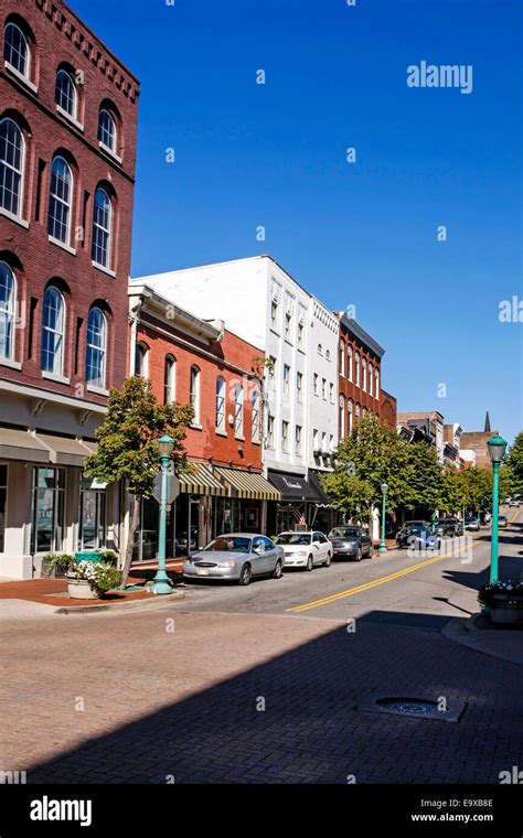 Downtown Clarksville In The Historic District Stock Photo Alamy