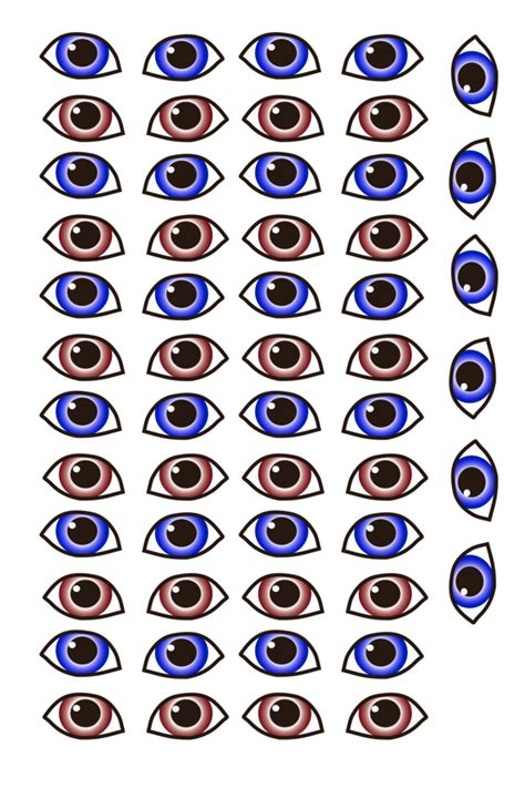 Ojos Para Los Muñecos Ojos De Muñeca Ojos Para Imprimir Y Ojos