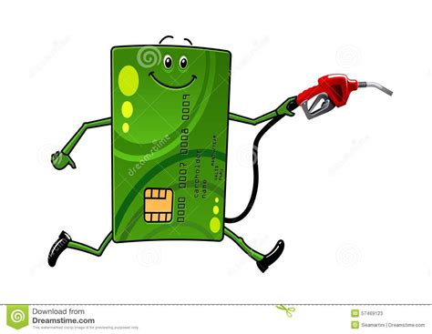 This article contains 200+ empty credit card numbers with security code and expiration date. Credit Card Character With Gasoline Pump Stock Vector - Image: 57469123