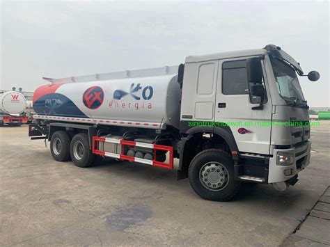 Howo 6x4 20 000l Fuel Diepenser Tanker Truck Desiel Petrol Gasoline
