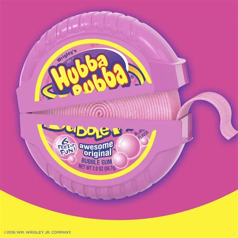 Hubba Bubba Bubble Gum Original Bubble Gum 2 Ounce Pack Of 12 Buy