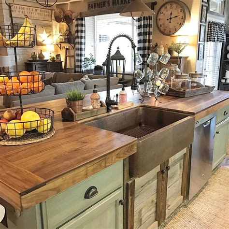 It has a sink rim or lip which rests on top of the countertop. 26 Farmhouse Kitchen Sink Ideas and Designs for 2020