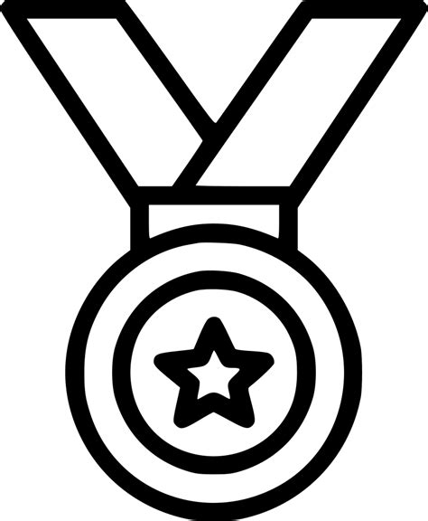 Medal Winner Prize Achievement Champion Honor Svg Png Icon Free